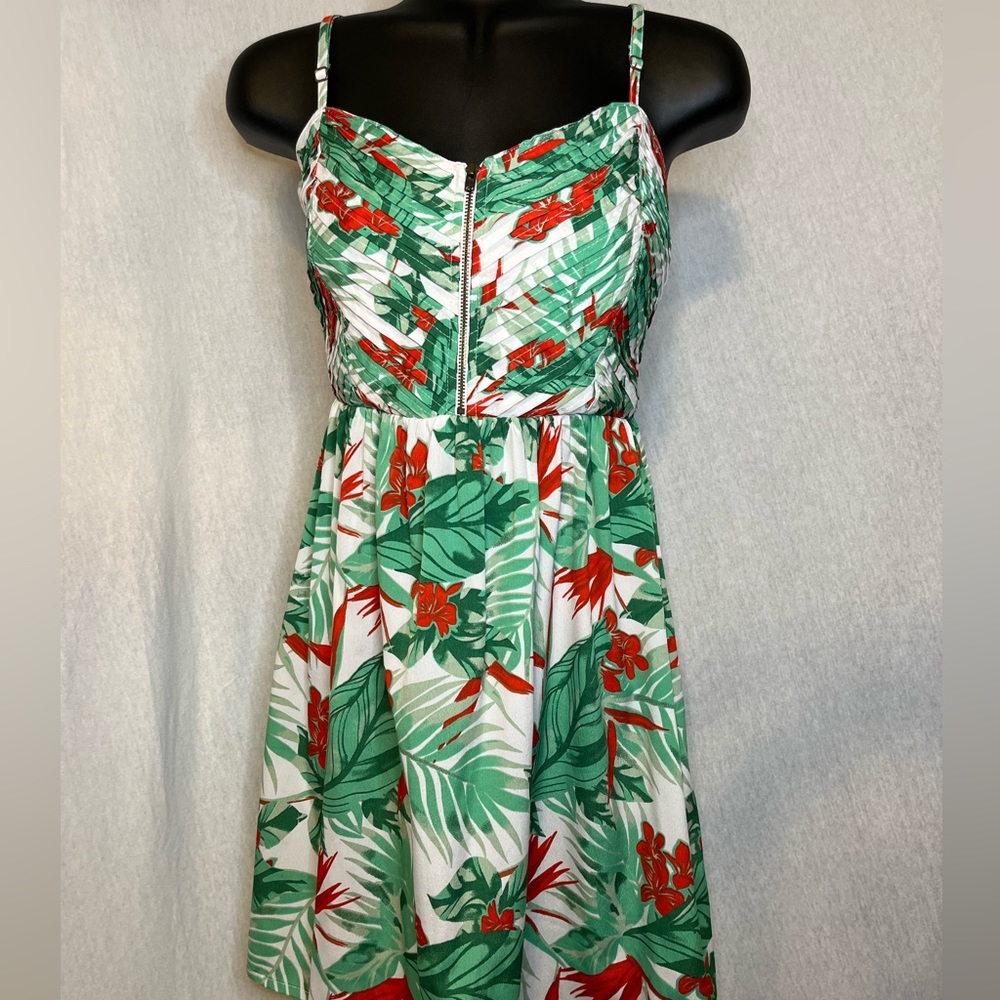 Tropical print Roxy dress size S
